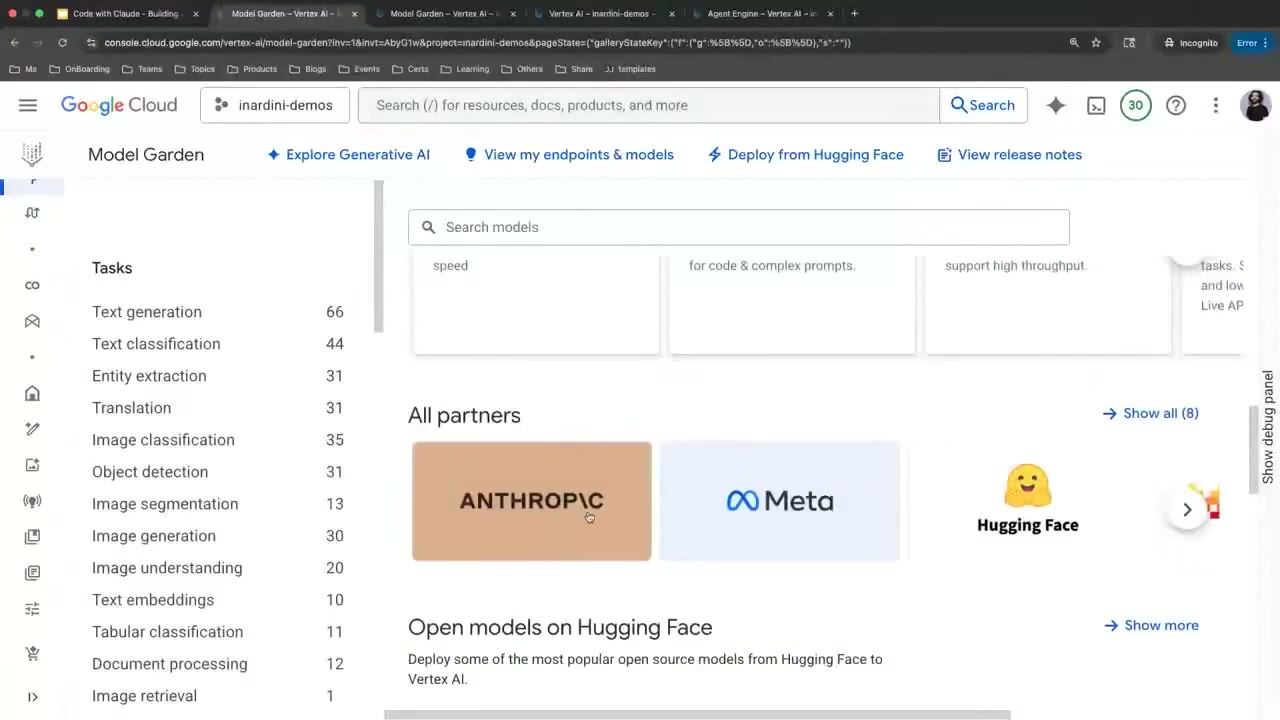 Vertex AI Model Garden 中的 Claude 模型