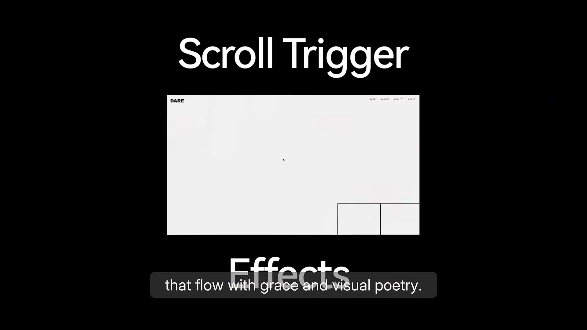 Scroll Trigger Effects