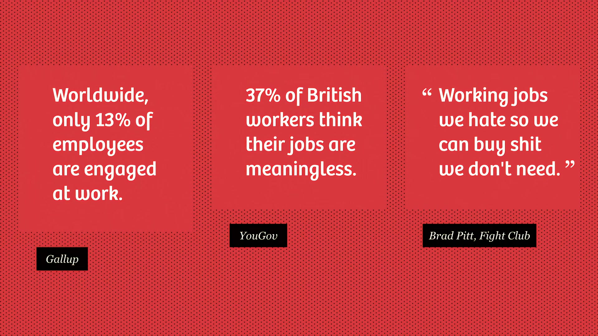 Only 13% of workers like their job