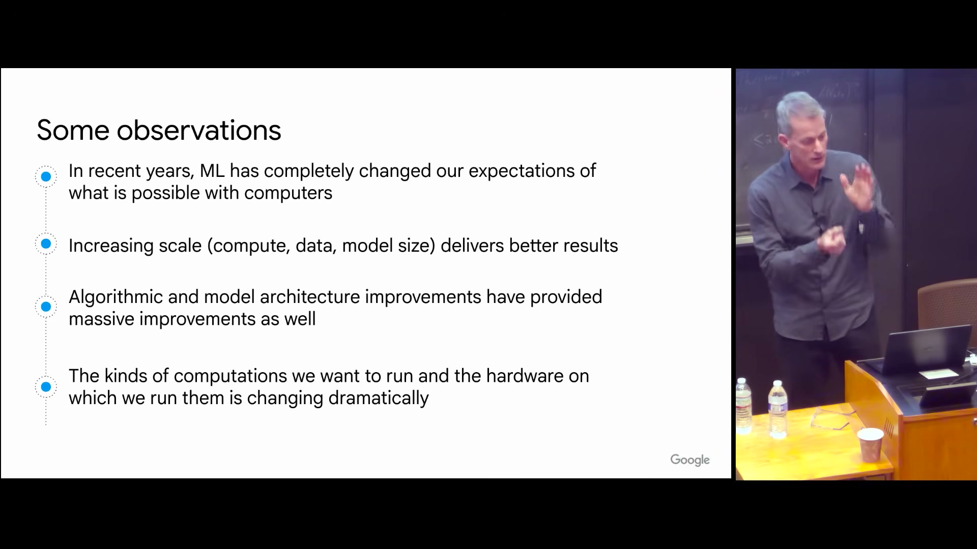 Some observations 幻灯片：Jeff Dean 开场的四条判断