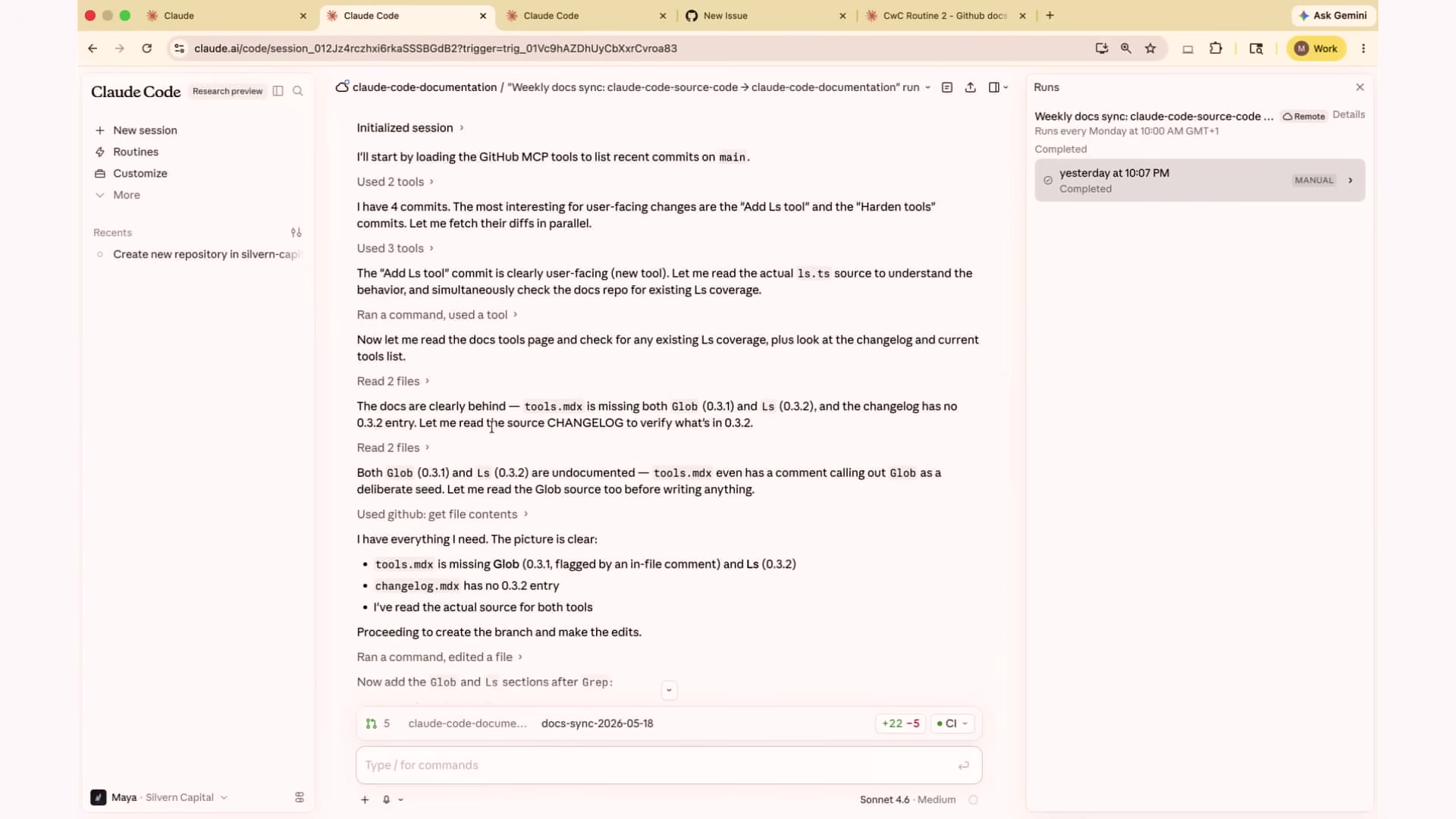 Routines web demo