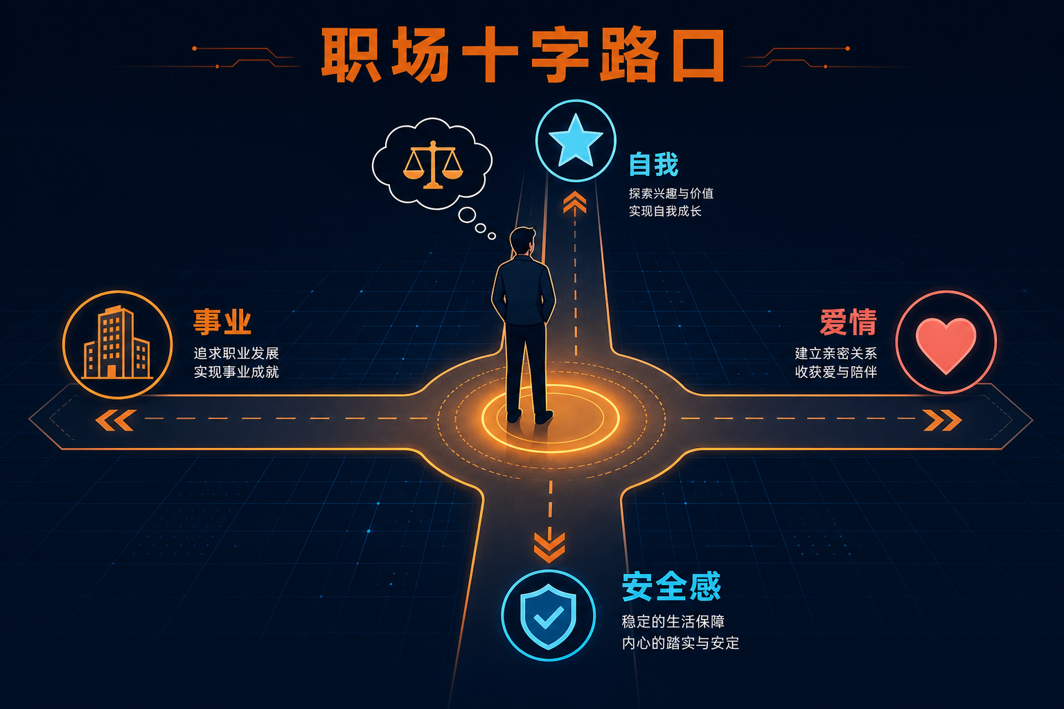 职场十字路口