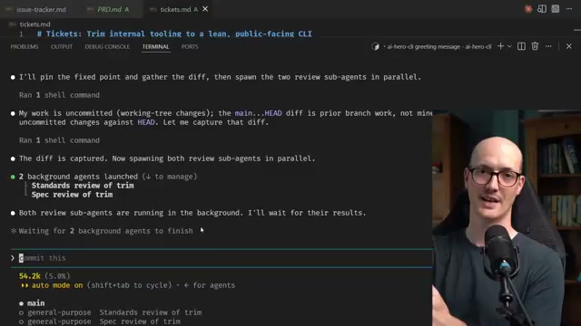code review 用并行 sub-agent