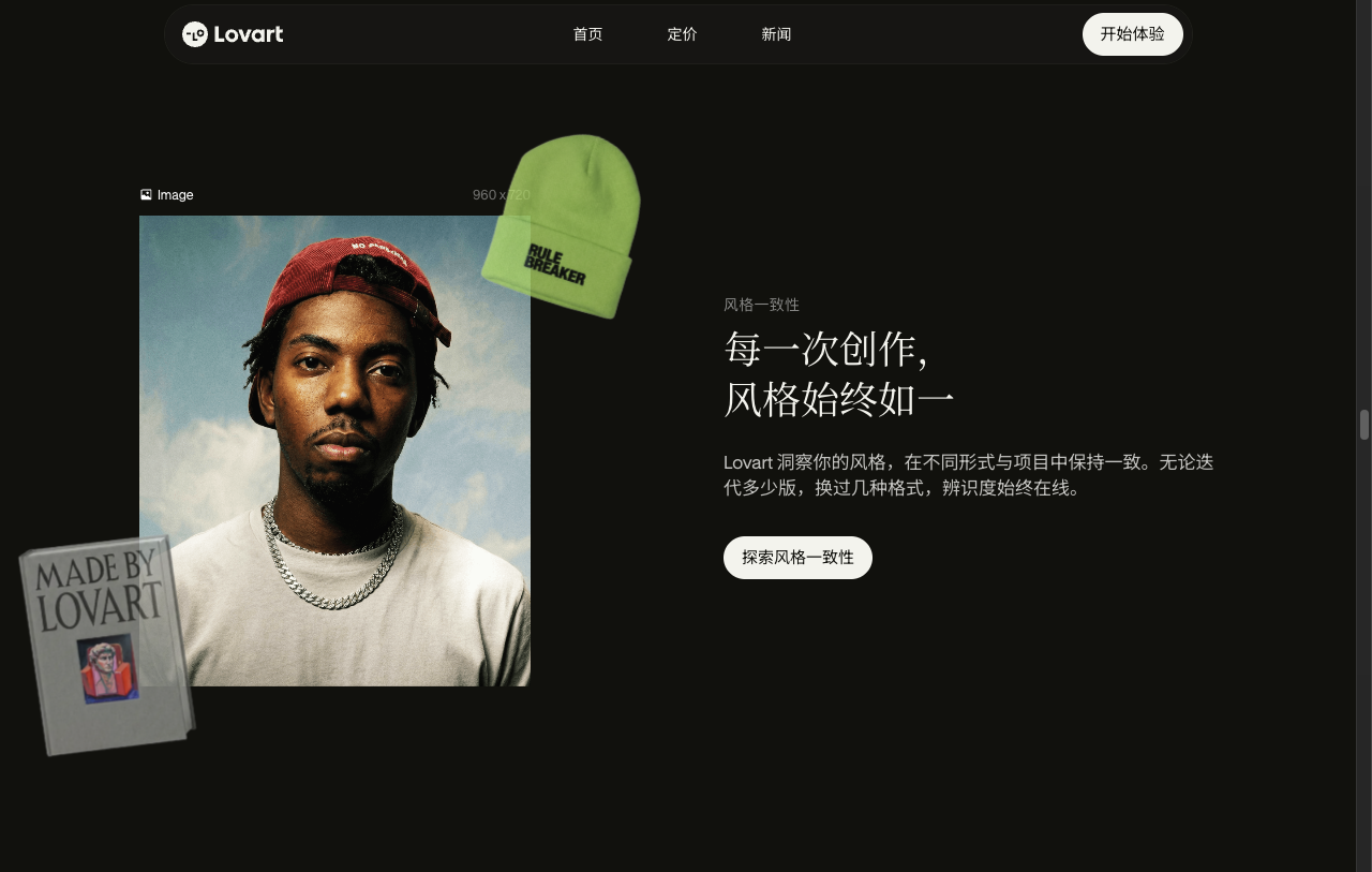 Lovart 风格一致性