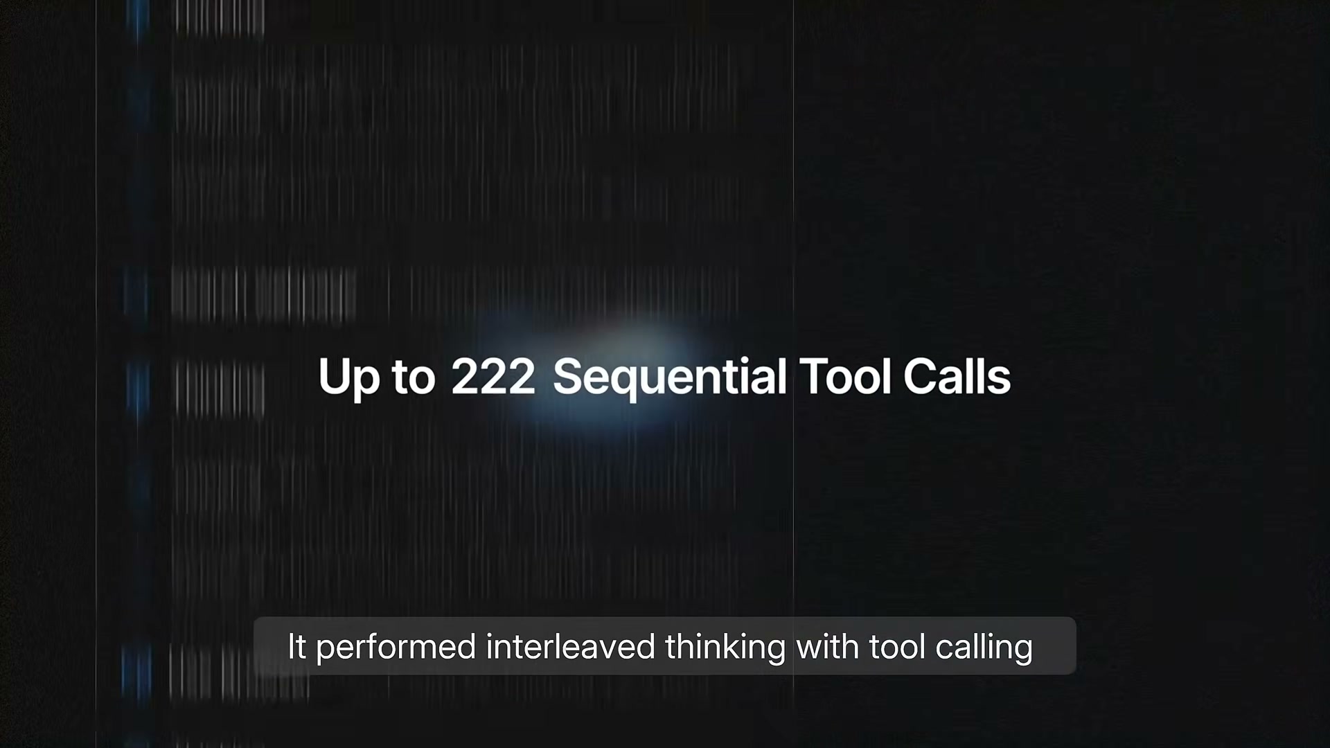 Up to 222 Sequential Tool Calls